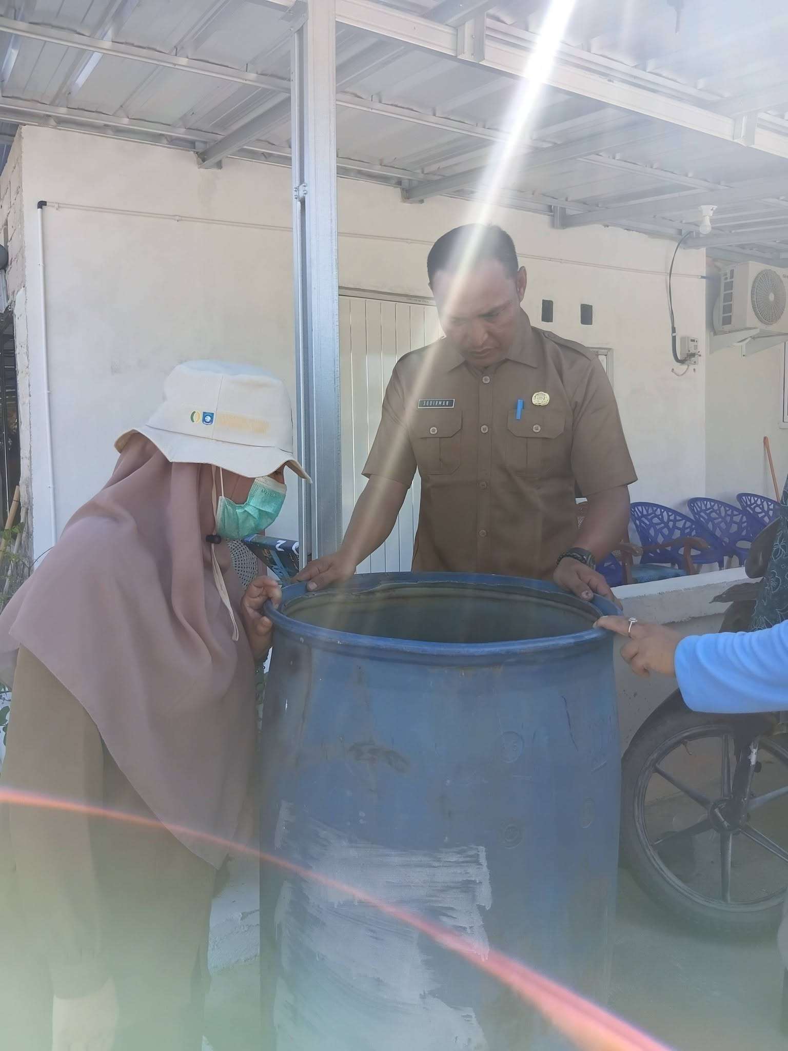 Kegiatan Peninjauan Jentik Nyamuk dan Survei ABJ (Angka Bebas Jentik)
